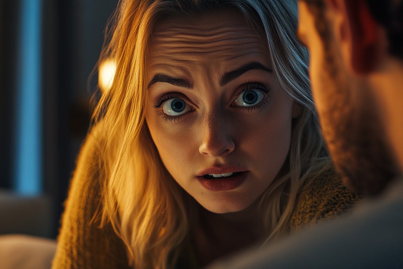 Une femme qui parle à son mari | Source : Midjourney