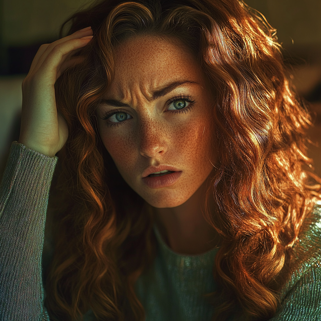 Une femme confuse | Source : Midjourney
