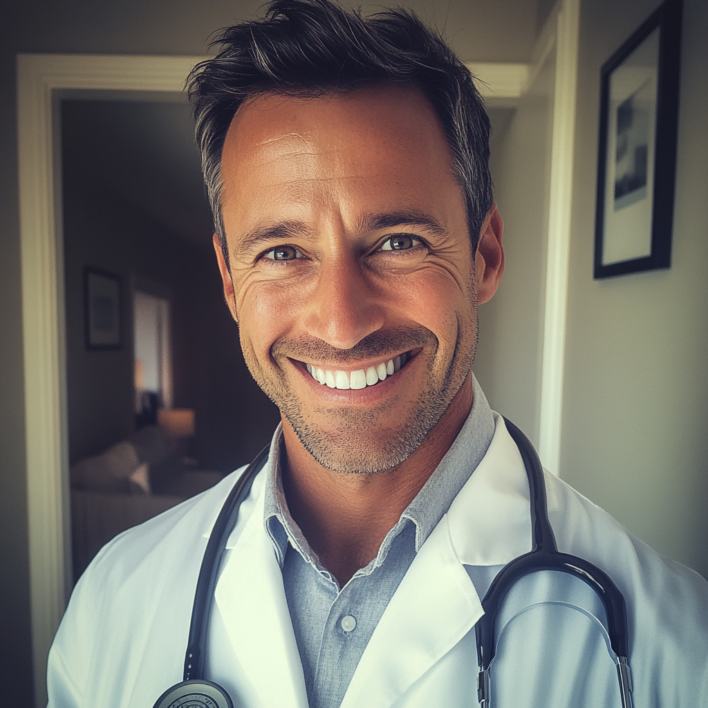 Un médecin souriant | Source : Midjourney