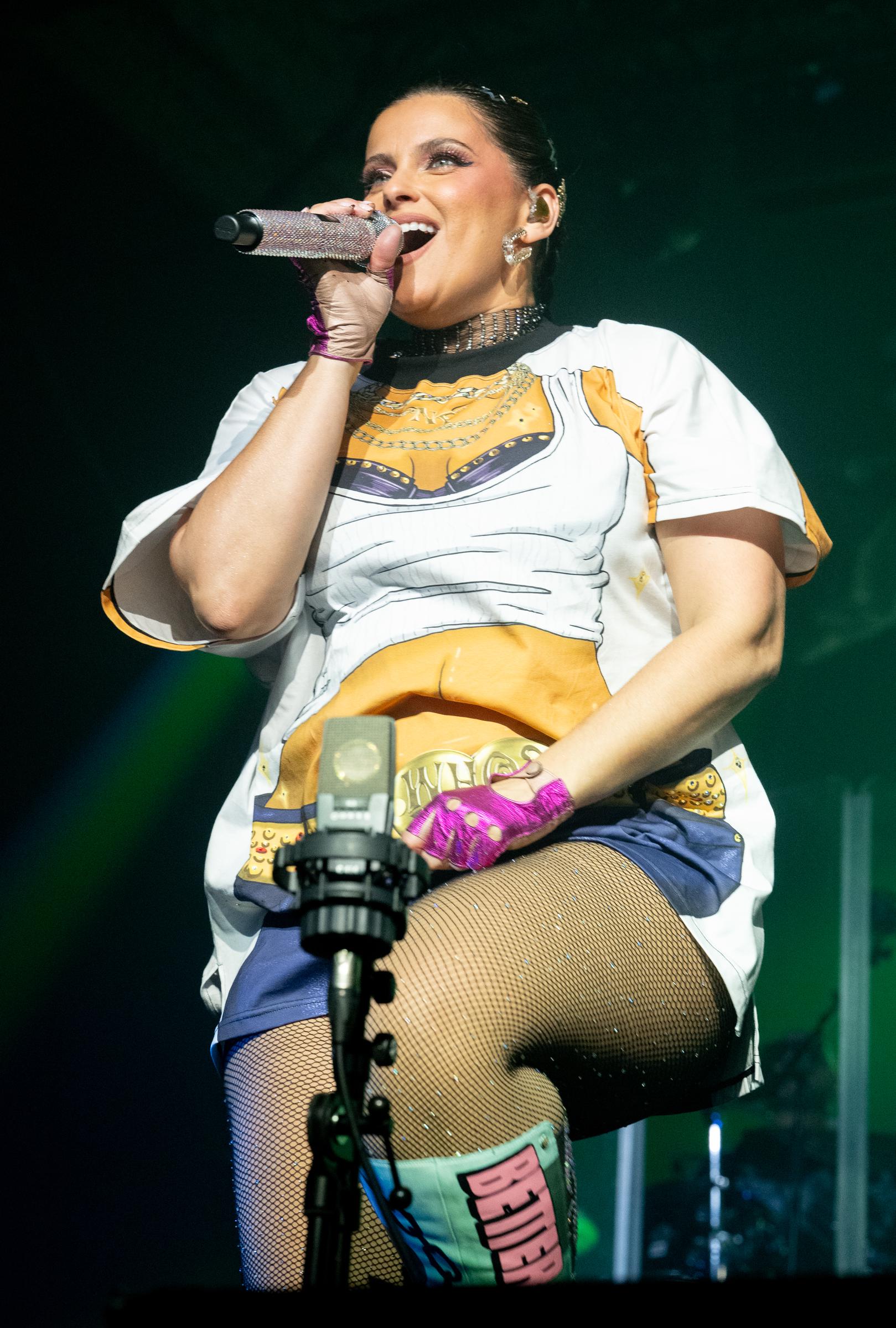 Nelly Furtado lors de la Manchester Pride 2025, le 24 août en Angleterre | Source : Getty Images