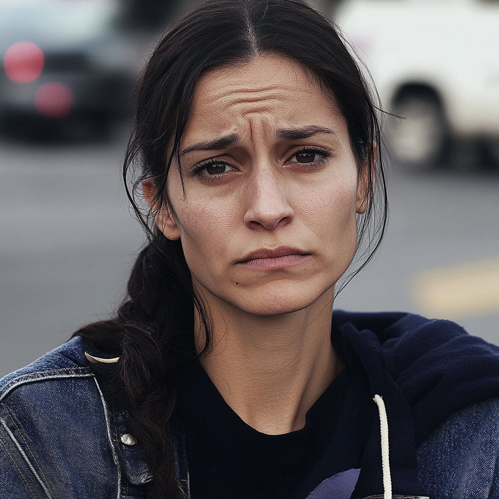 Une femme triste | Source : Midjourney