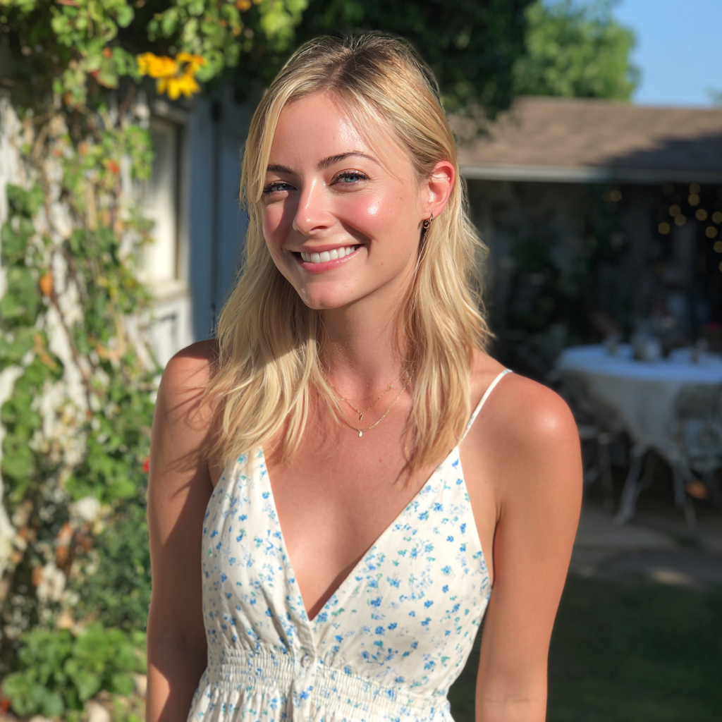 Une femme souriante | Source : Midjourney