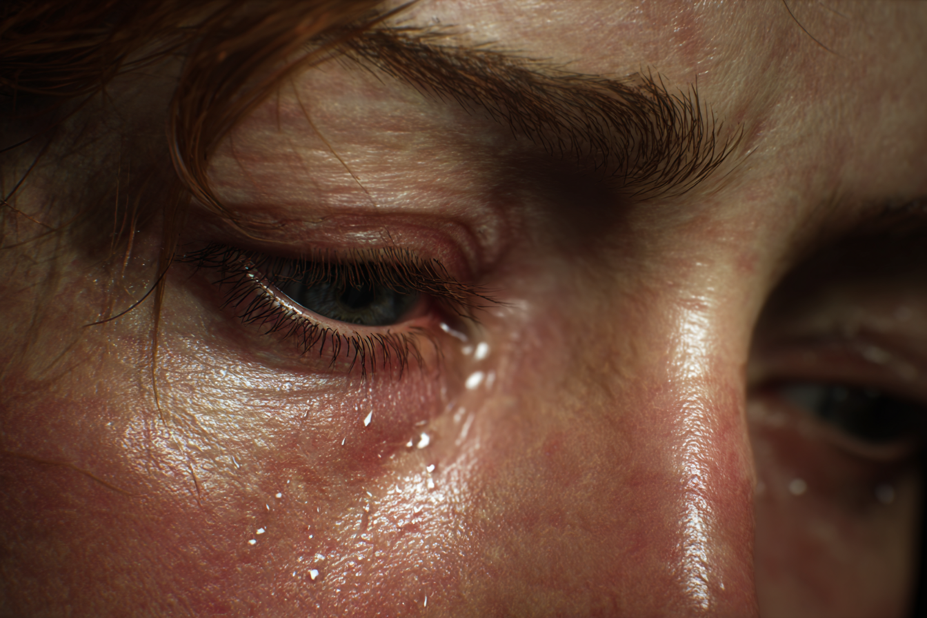 Une femme qui pleure | Source : Midjourney