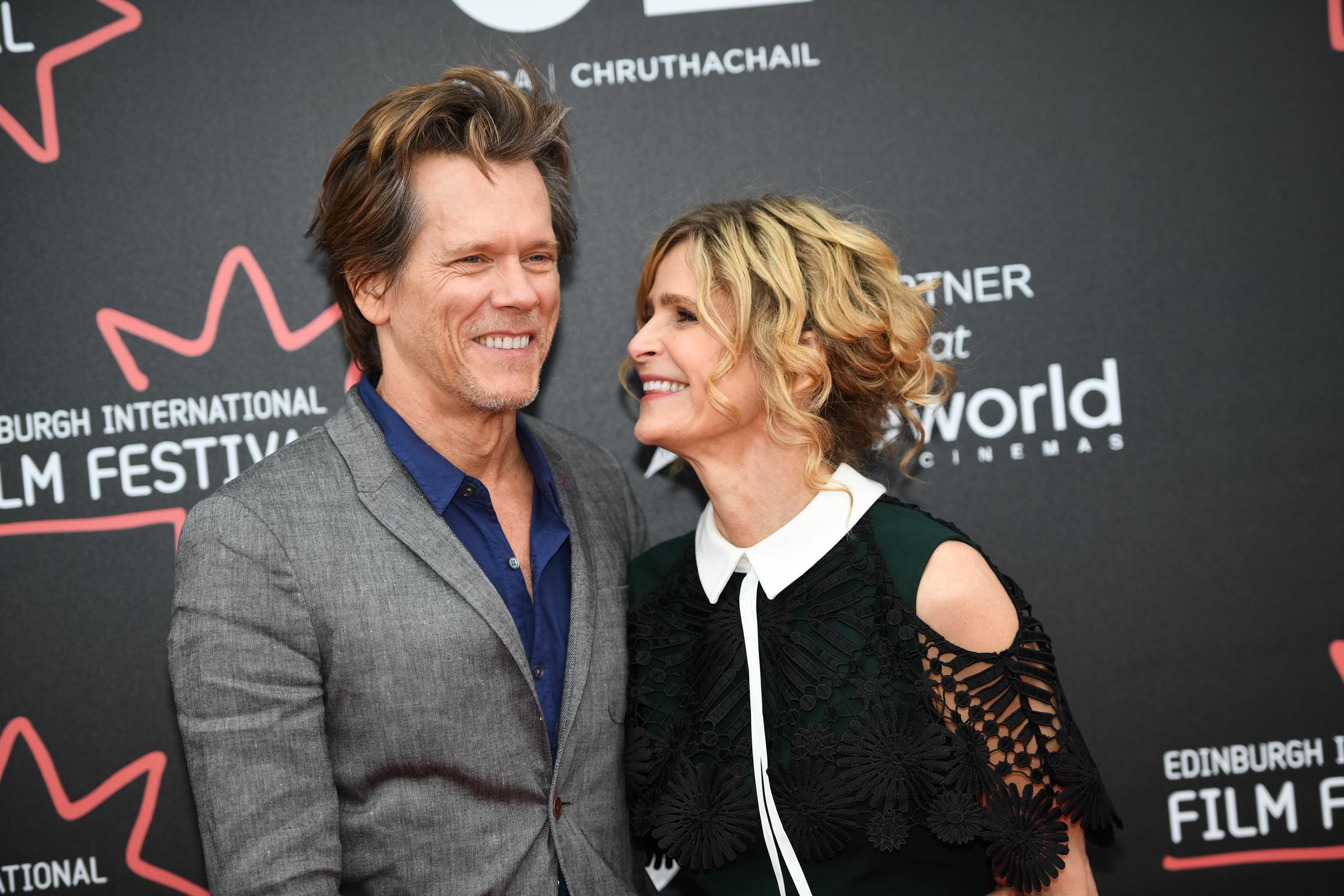Kevin Bacon et Kyra Sedgwick lors de la première mondiale de « Story of a Girl » pendant le 71e Festival international du film d'Édimbourg, le 22 juin 2017, en Écosse. | Source : Getty Images