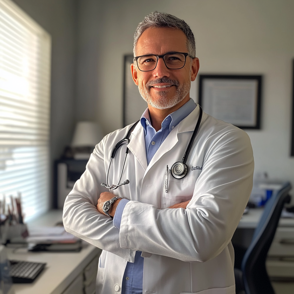 Un médecin souriant | Source : Midjourney