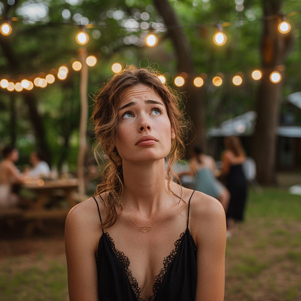 Une femme triste | Source : Midjourney