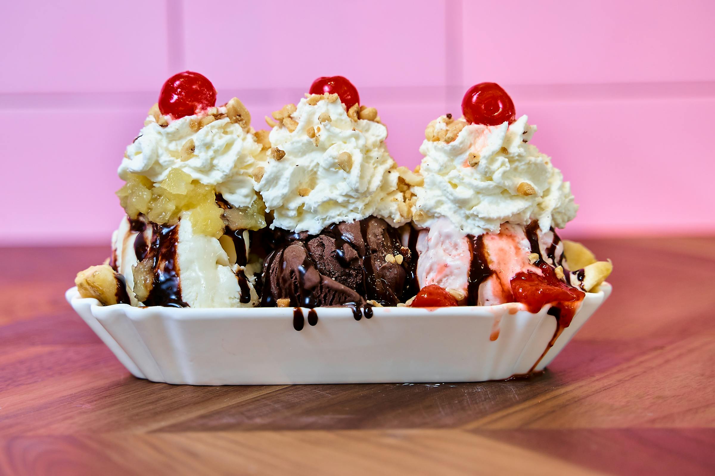 Un banana split | Source : Pexels