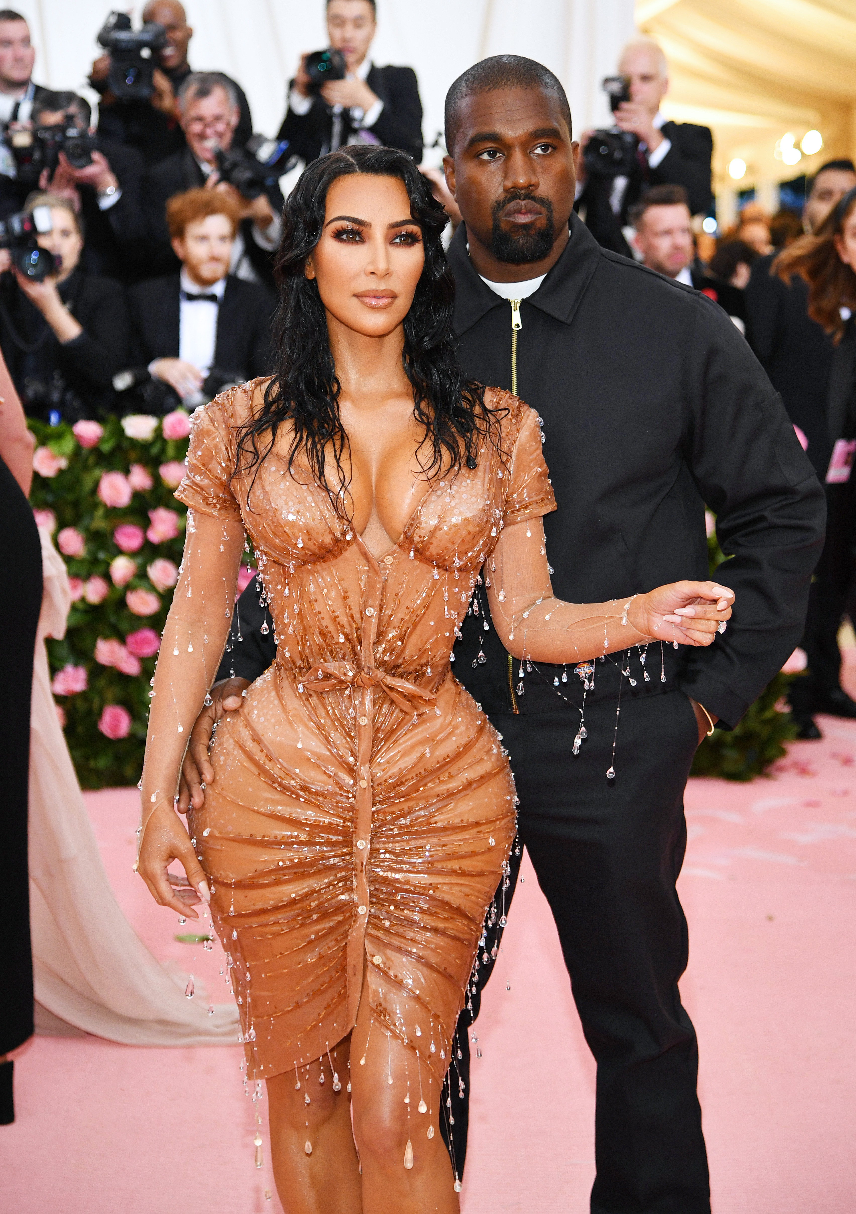 Kim Kardashian West et Kanye West lors du gala du Met 2019, le 6 mai à New York. | Source : Getty Images