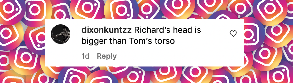 Un commentaire de fan daté du 12 mai 2025 | Source : Instagram/richardwilkins