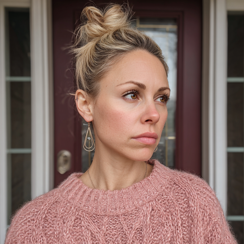Gros plan sur une femme bouleversée | Source : Midjourney