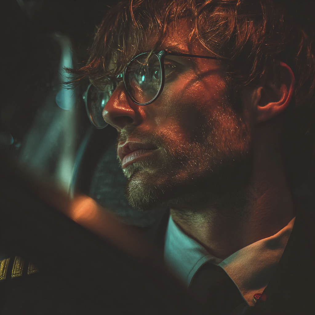 Un homme conduisant un bus | Source : Midjourney