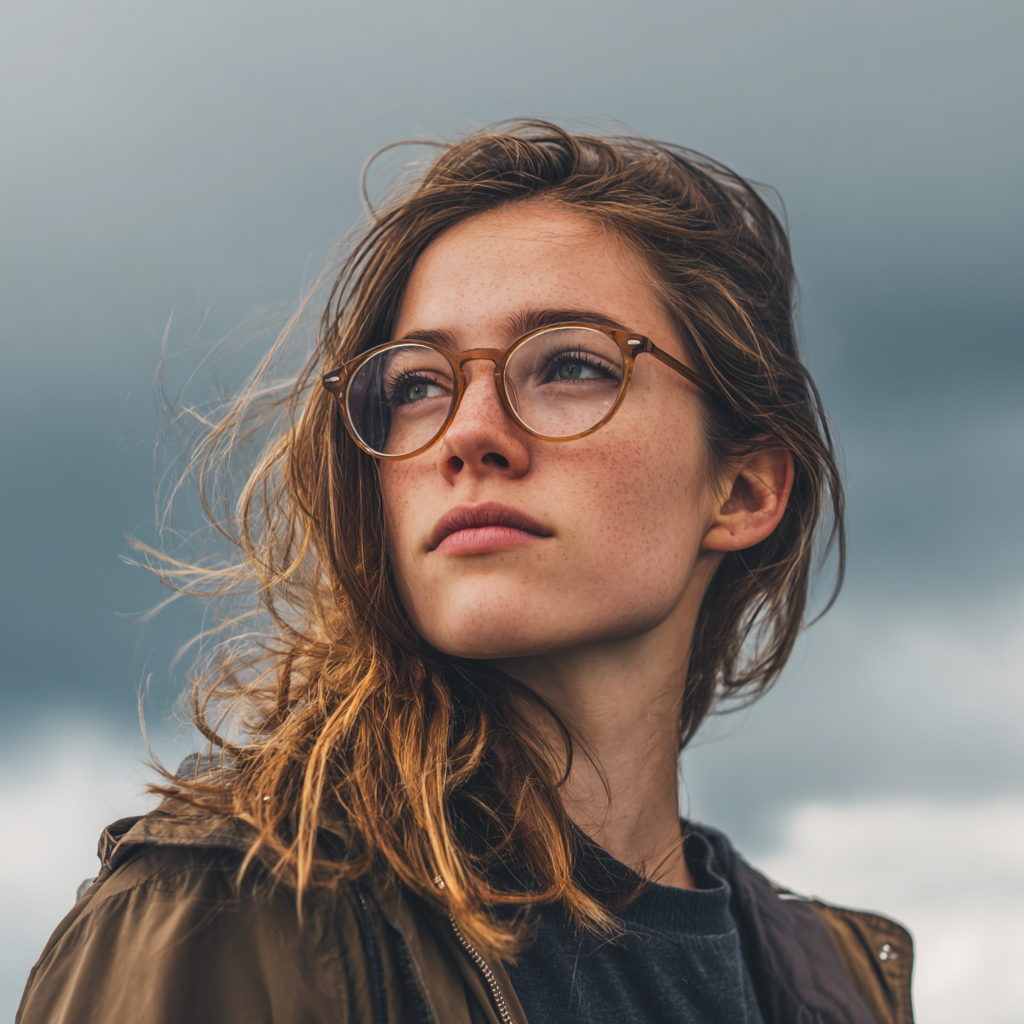 Une femme debout à l'extérieur | Source : Midjourney