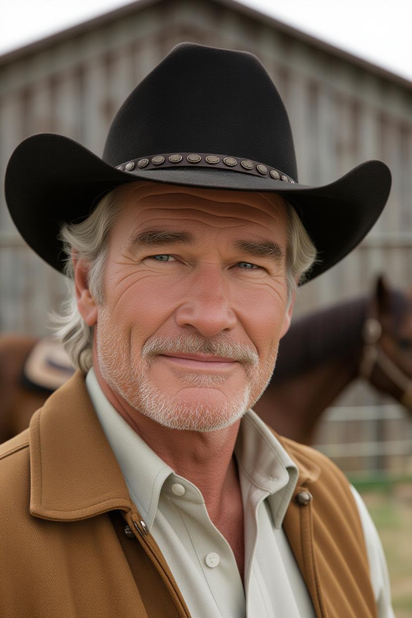 L'IA offre un aperçu d'un Patrick Swayze plus âgé et plus moderne. | Source : Grok