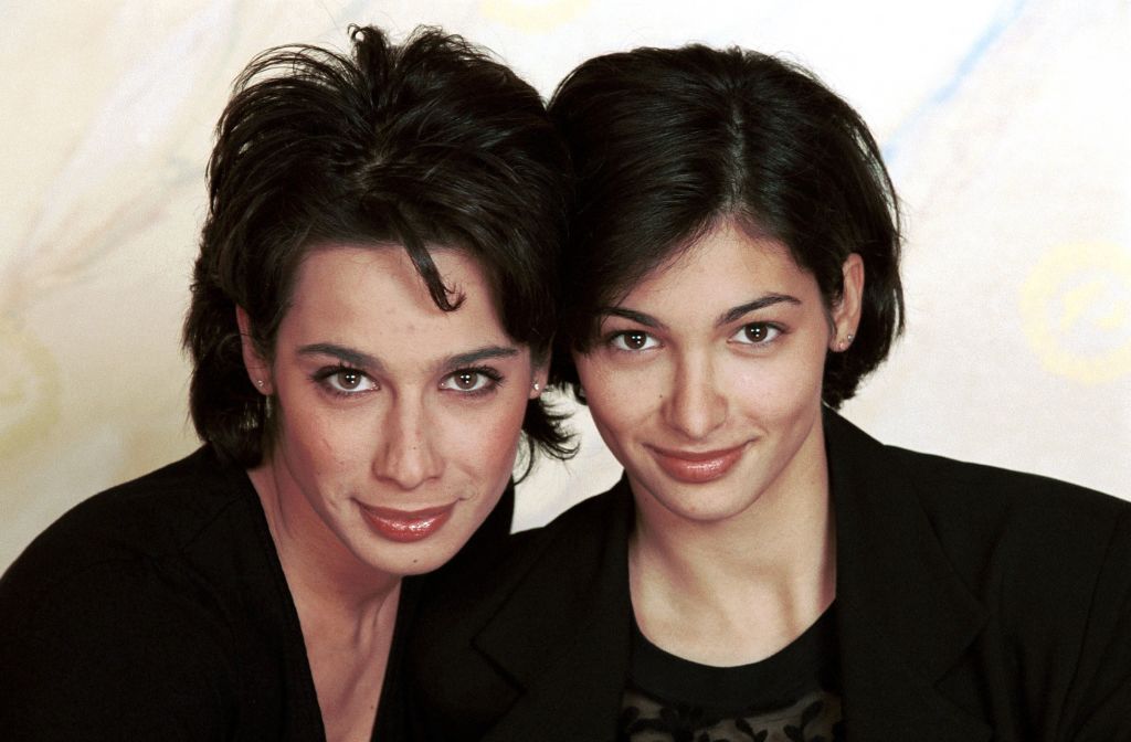 Marie et Laurette Fugain. (Photo par Pool BENAINOUS/SCORCELLETTI/Gamma-Rapho via Getty Images)