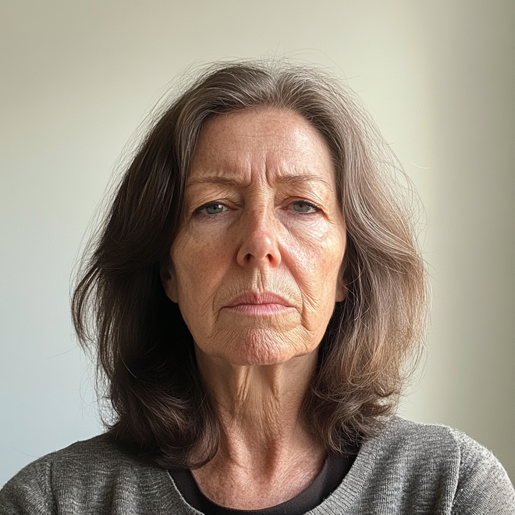 Une femme âgée grincheuse | Source : Midjourney
