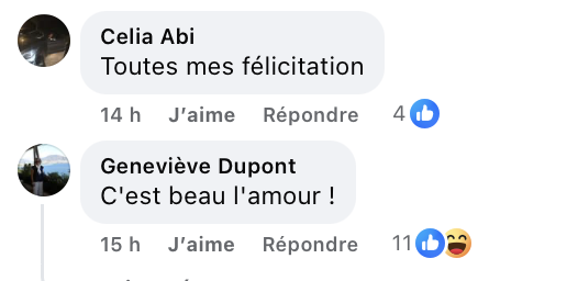 Capture d'écran des commentaires des internautes I Source : https://www.facebook.com/photo?fbid=1320863623410955&set=a.599051068925551