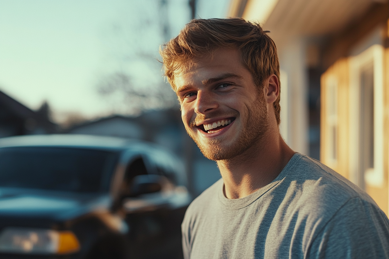Un homme souriant | Source : Midjourney