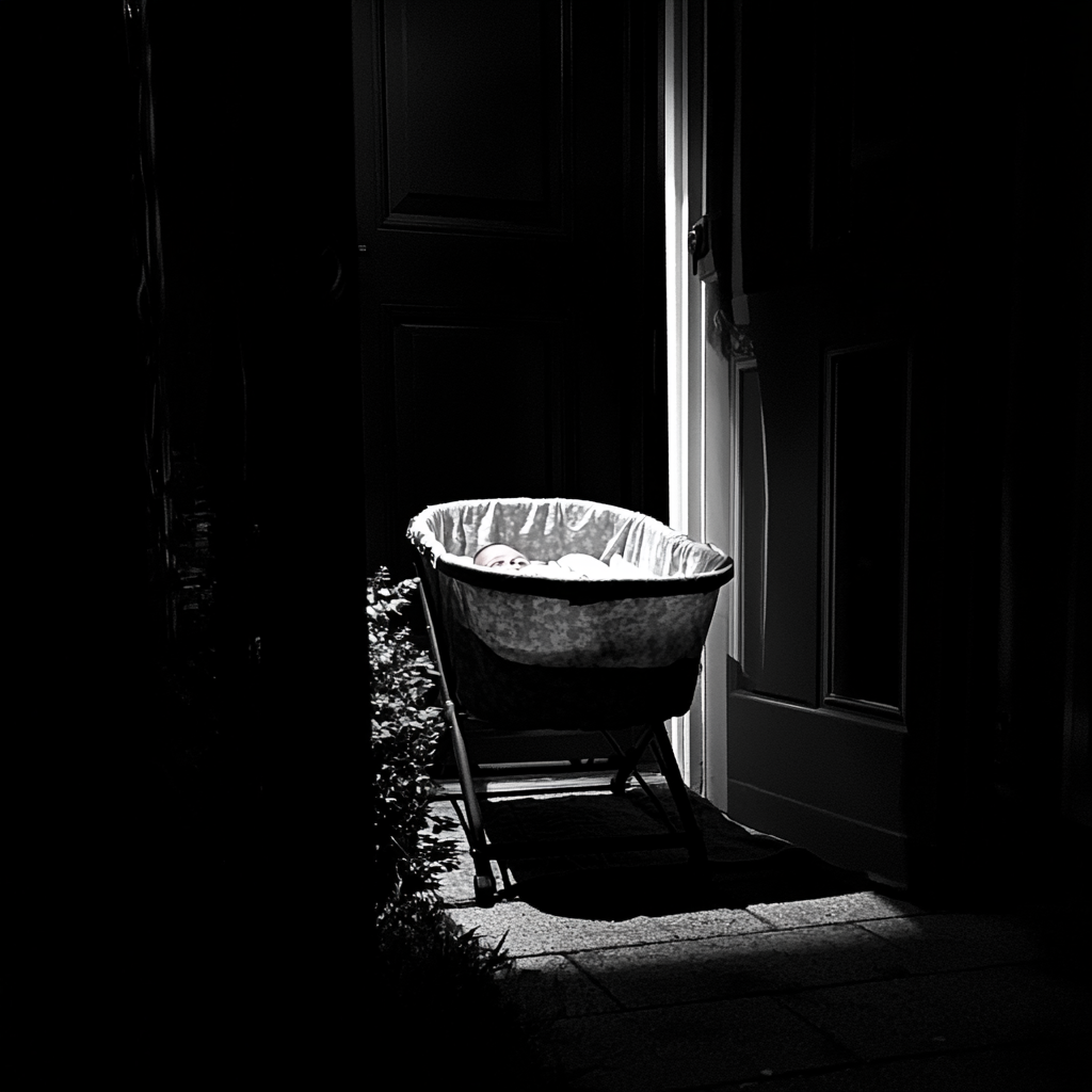 Un nouveau-né dans un berceau | Source : Midjourney