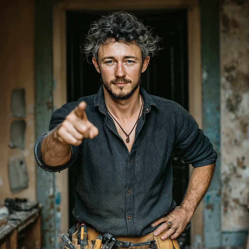 Un homme pointant du doigt un problème de santé publique. Source : Midjourney