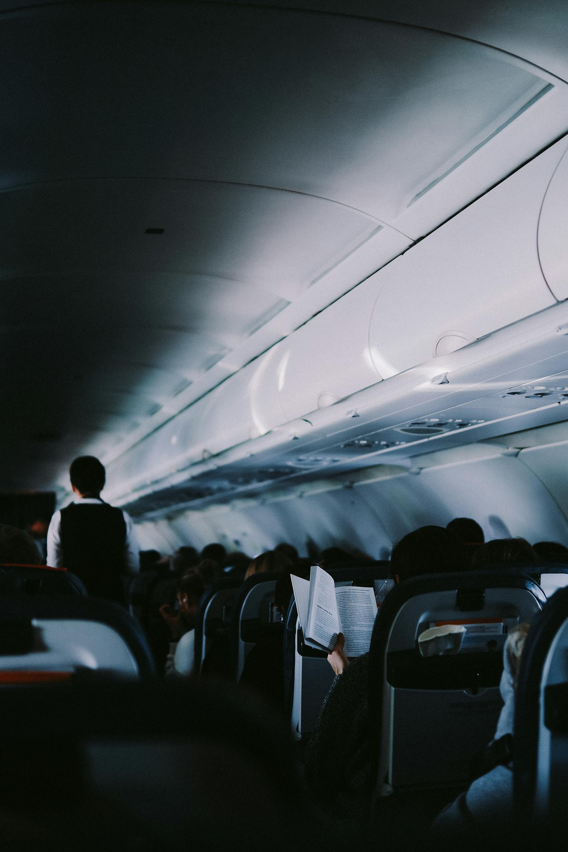 Des personnes dans un vol Source : Pexels
