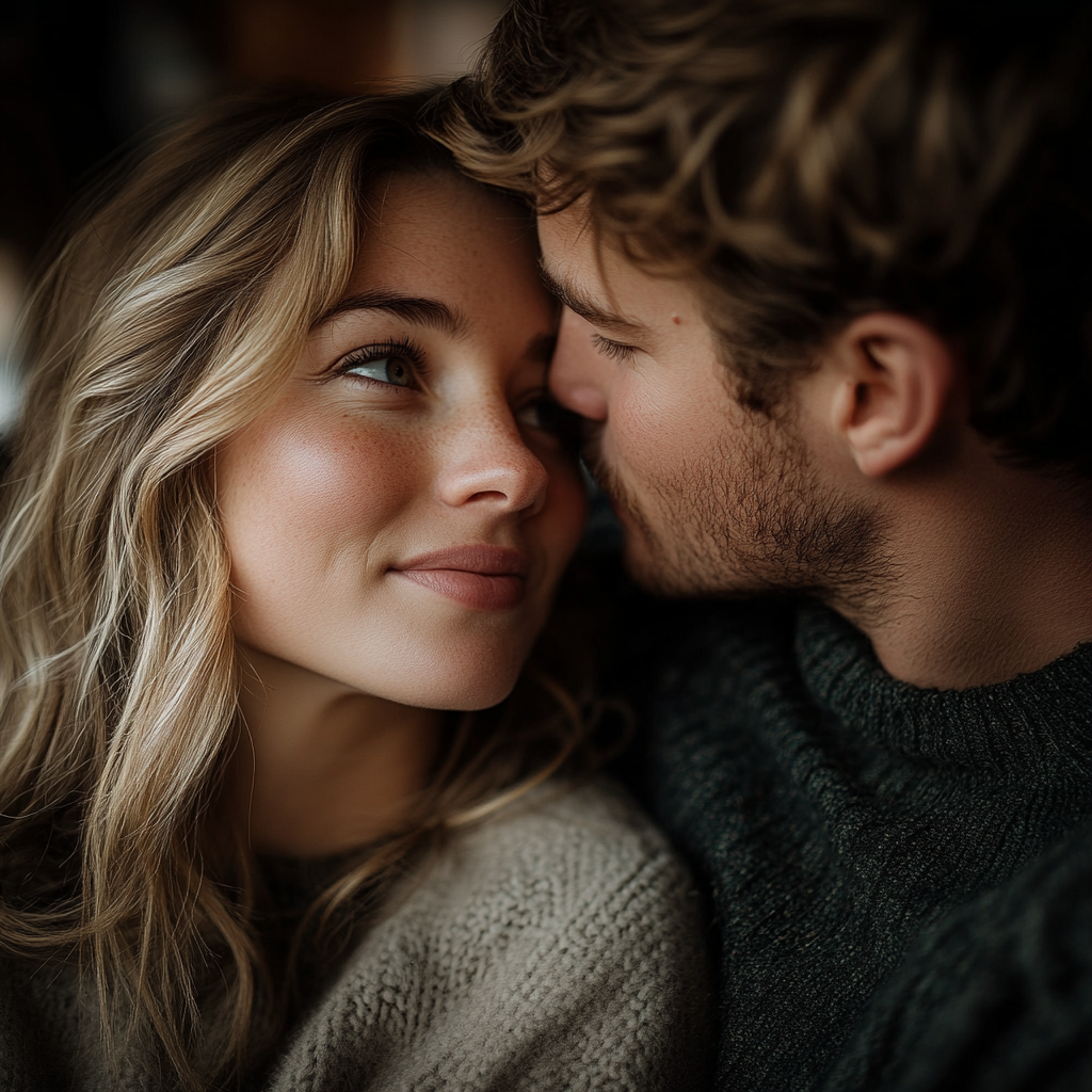 Une femme qui regarde avec amour son mari | Source : Midjourney