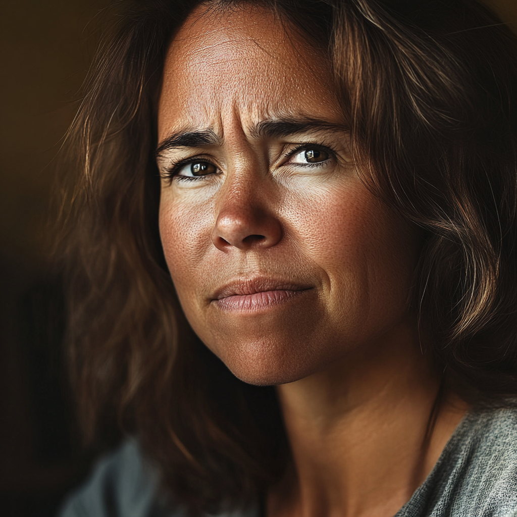 Une femme triste | Source : Midjourney