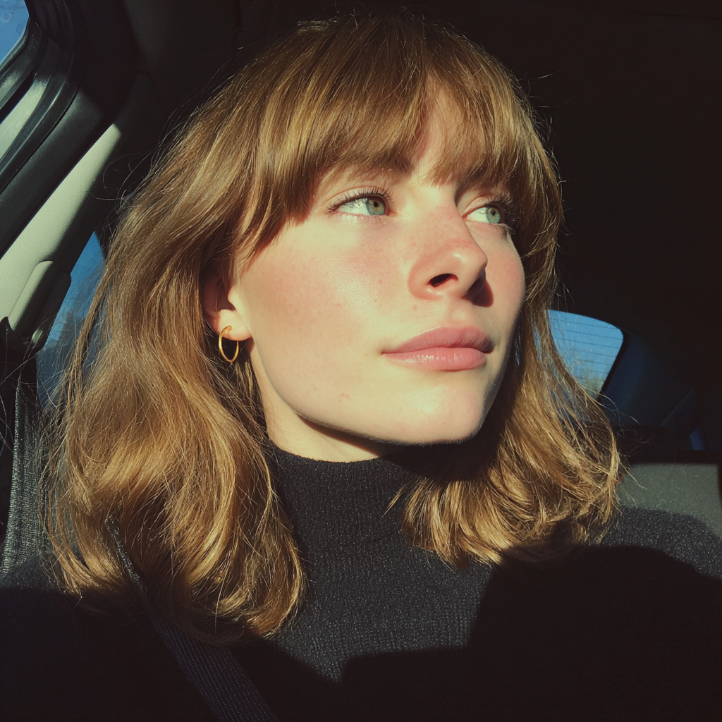 Une femme conduisant une voiture | Source : Midjourney