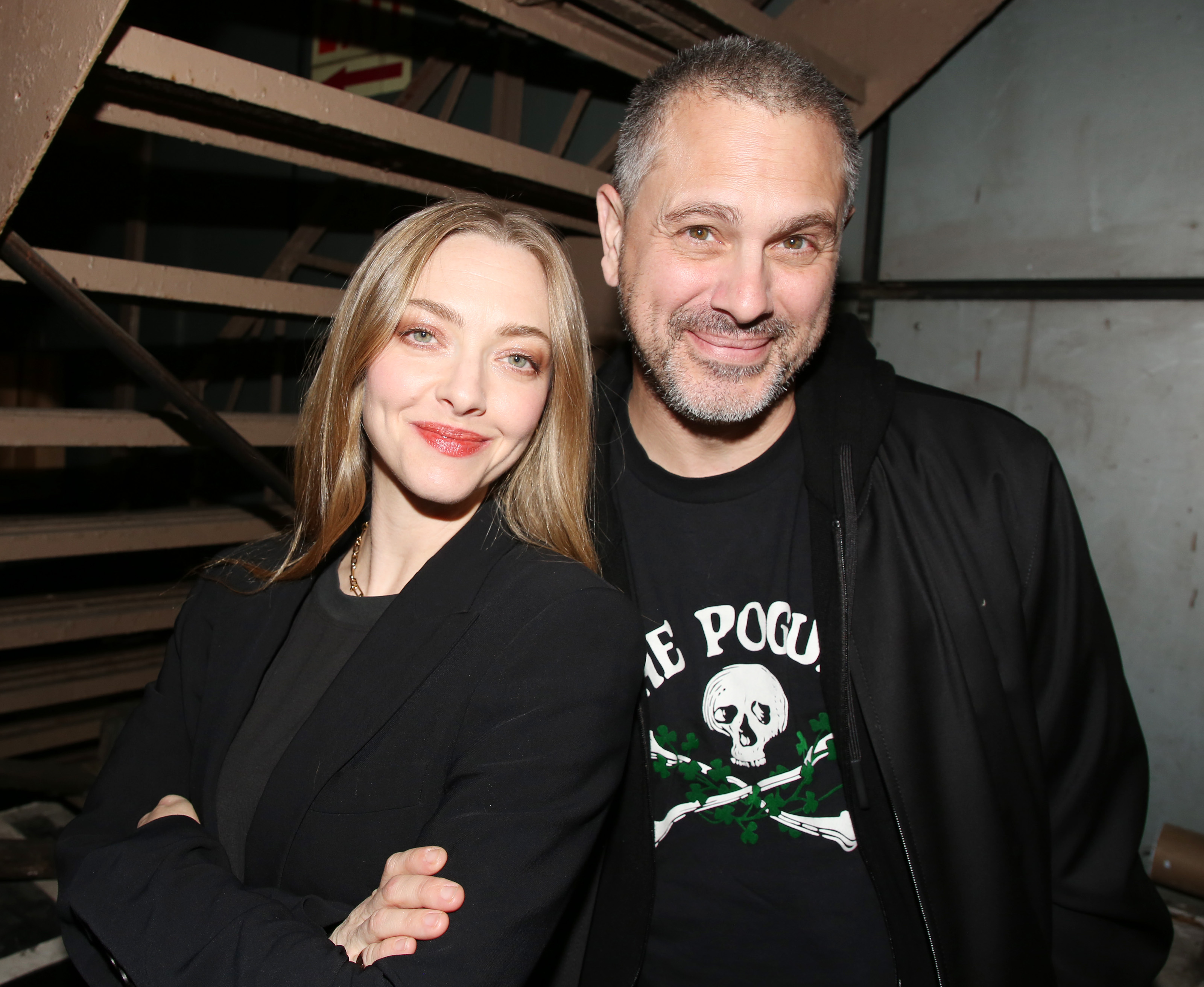Amanda Seyfried et Thomas Sadoski lors de la première de « Swept Away » à Broadway, le 19 novembre 2024, à New York. | Source : Getty Images