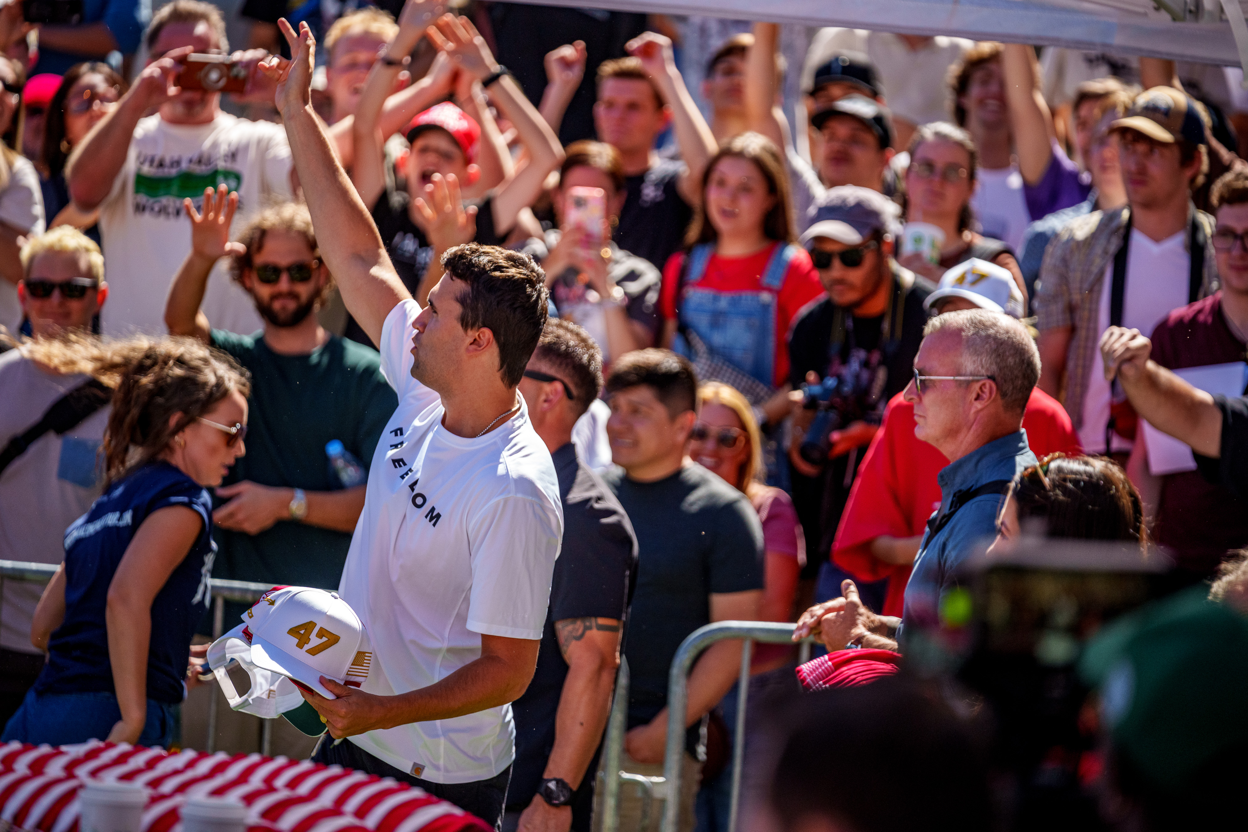 Charlie Kirk à l'Utah Valley University le 10 septembre 2025 à Orem | Source : Getty Images