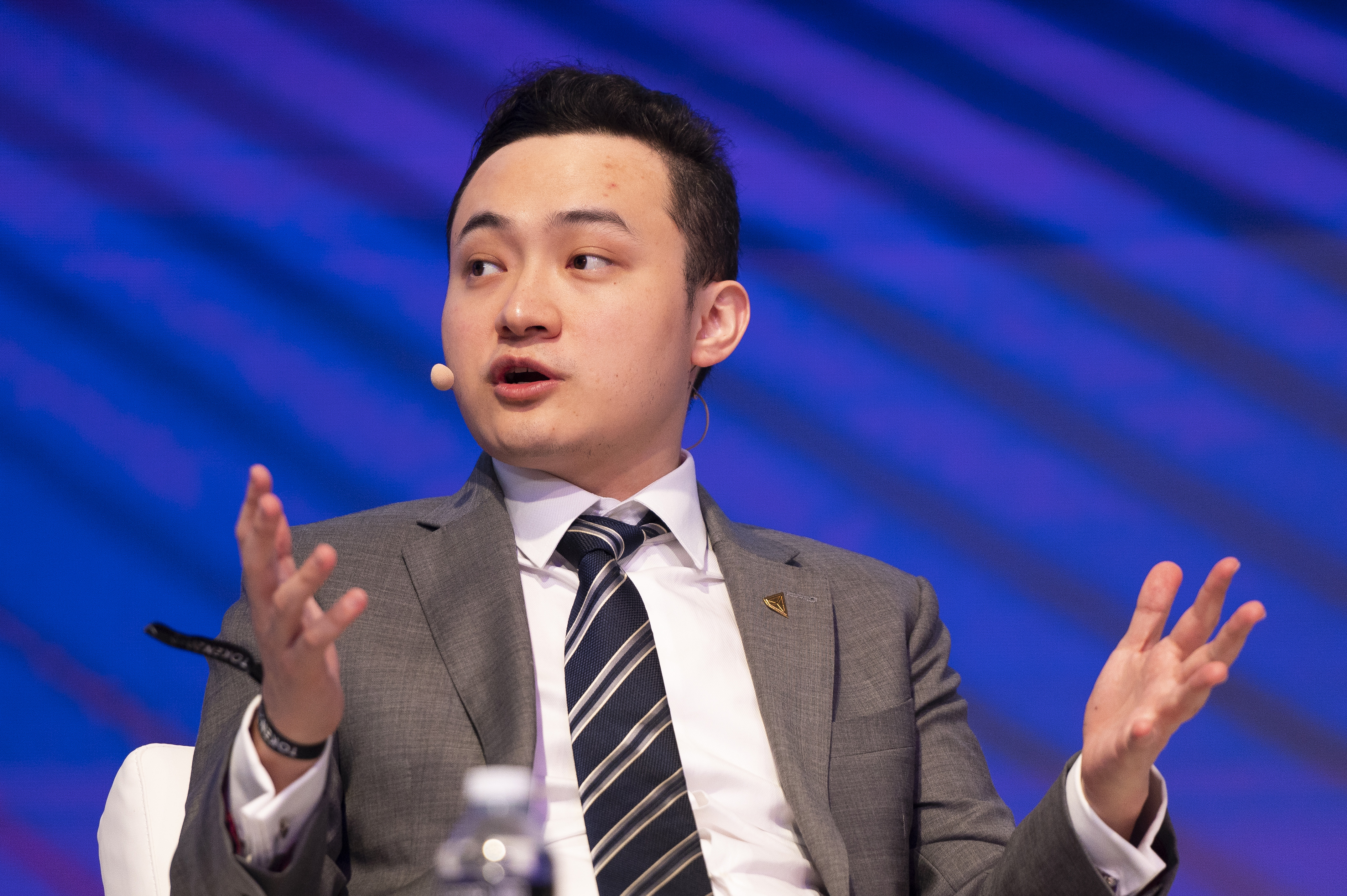 Justin Sun prend la parole lors de la TOKEN2049 à Singapour le 28 septembre 2022. | Source : Getty Images