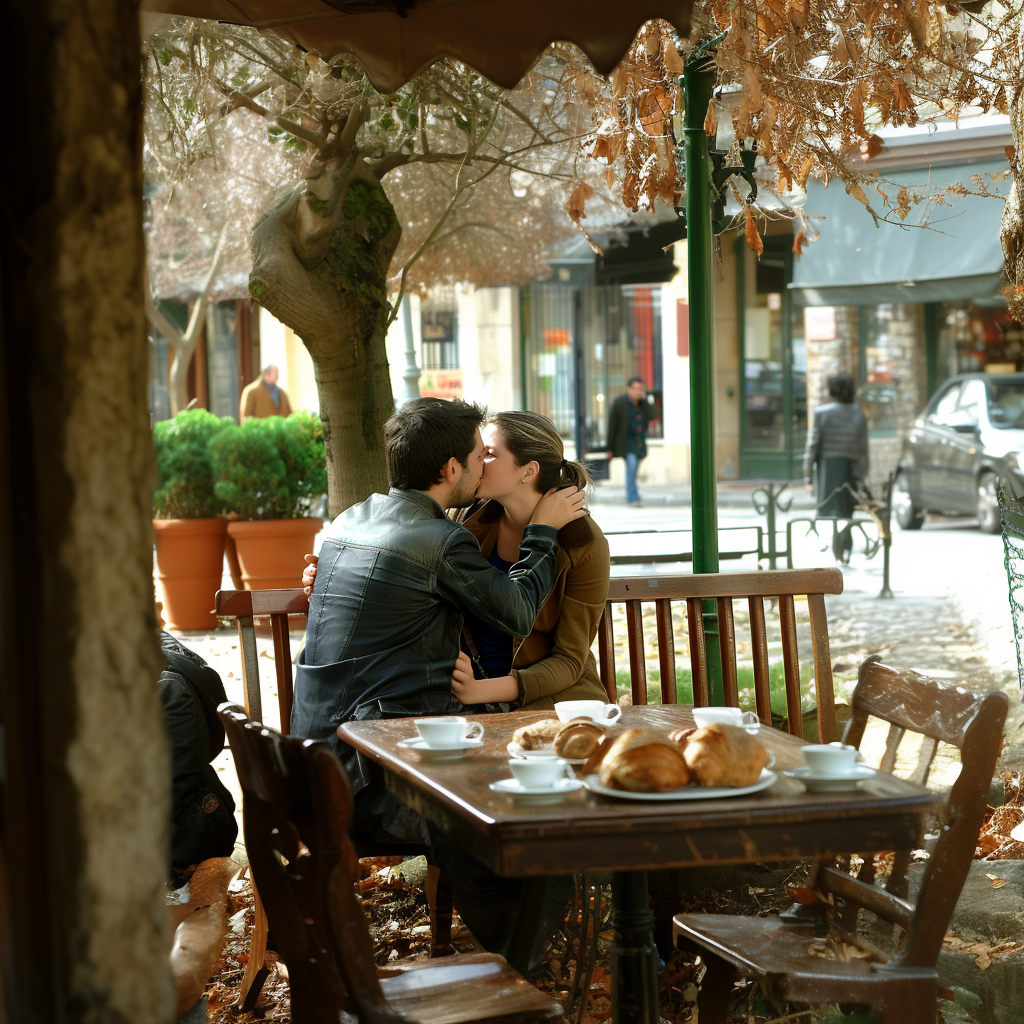 Un homme et une femme qui s'embrassent en public | Source : AmoMama