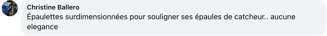 Commentaire d'internaute | Source : facebook.com/gala.fr
