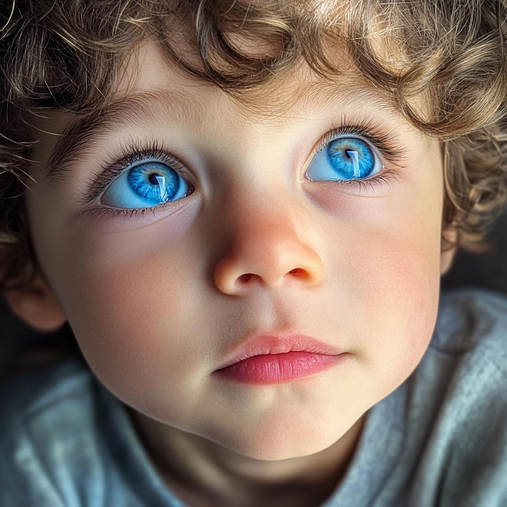 Un jeune garçon qui regarde quelqu'un | Source : Midjourney