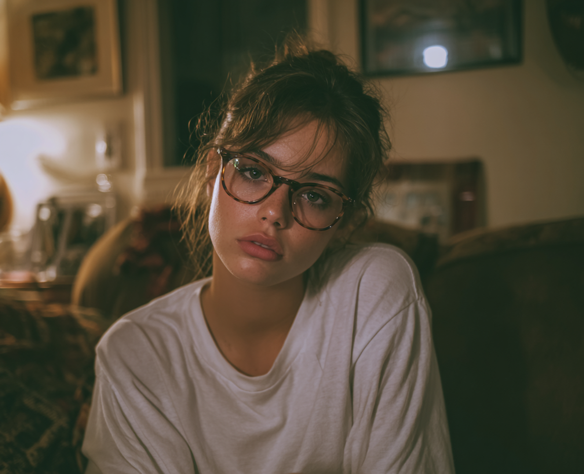 Une femme dans une chambre | Source : Midjourney