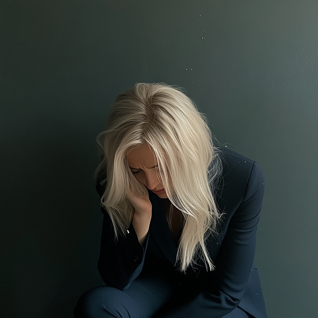Une femme triste | Source : Midjourney