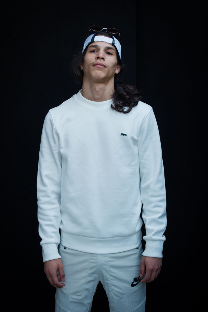 Moha La Squale pose pour une séance photo exclusive lors du Fnac Live Day 01, le 5 juillet 2018 à Paris, en France I Source : Getty Images