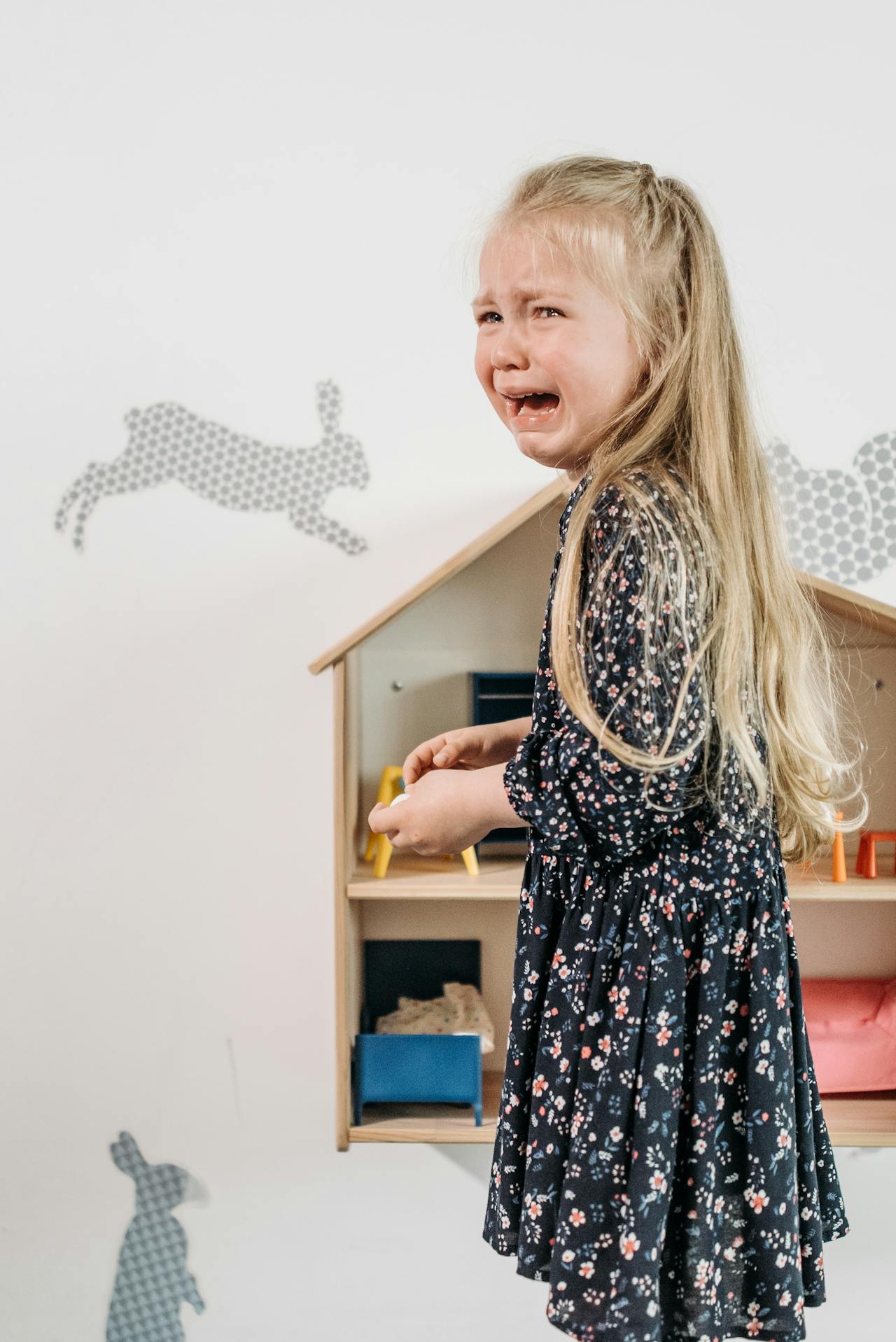 Une petite fille qui pleure | Source : Pexels