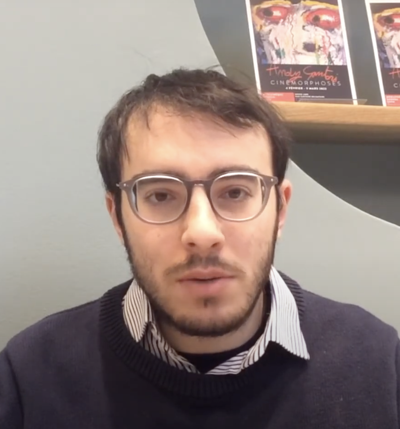 Capture d'écran représentant Antoine Semoun alias Andy Santori I Source : YouTube