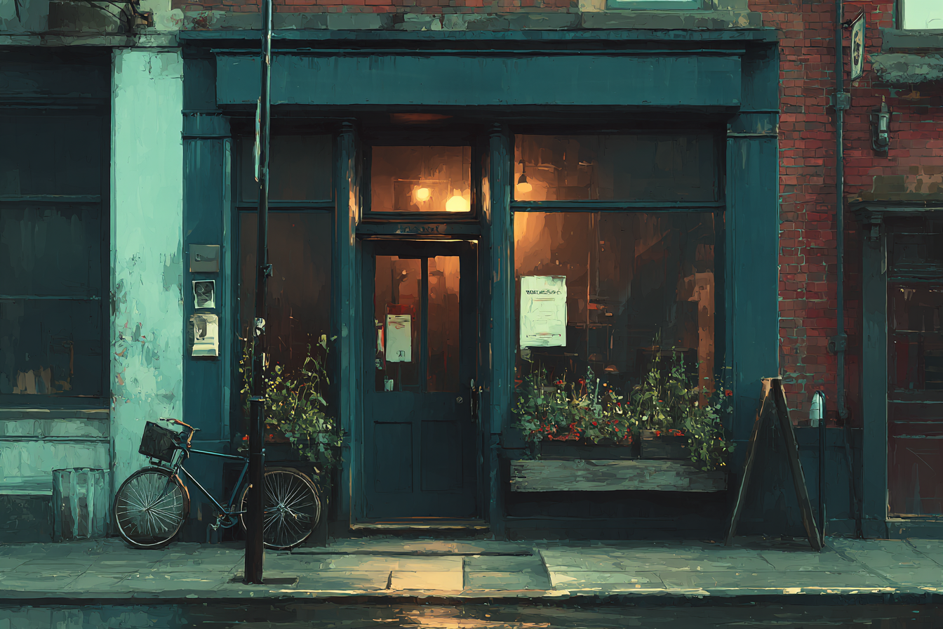 Un café | Source : Midjourney