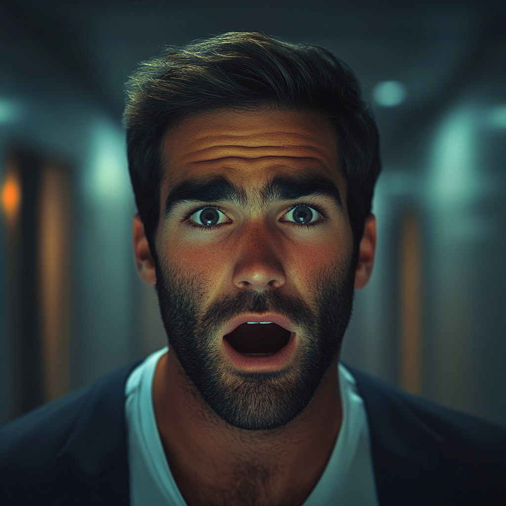 Un homme choqué | Source : Midjourney