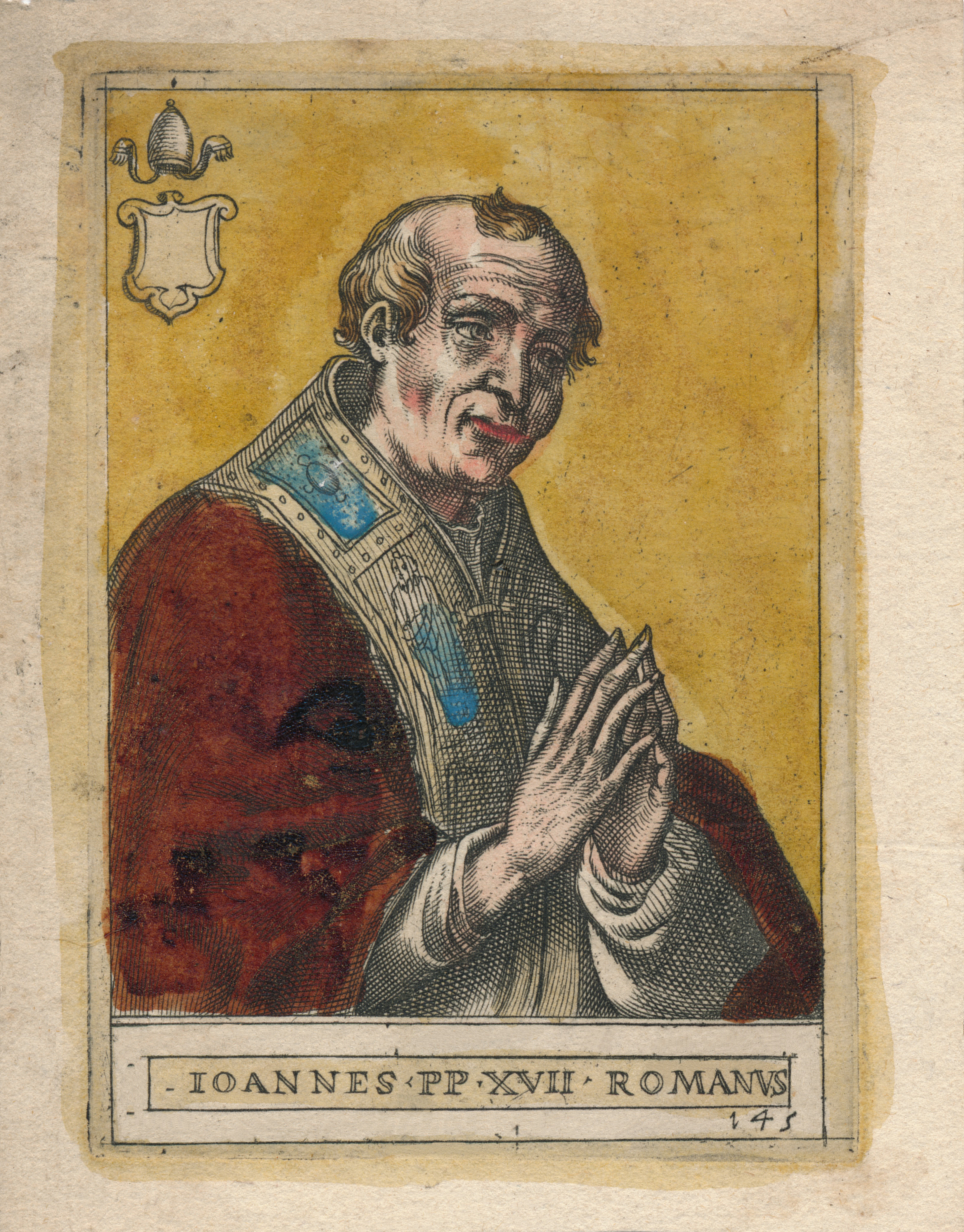 Une illustration de Jean XVII vers l'an 1003 après J.-C. | Source : Getty Images
