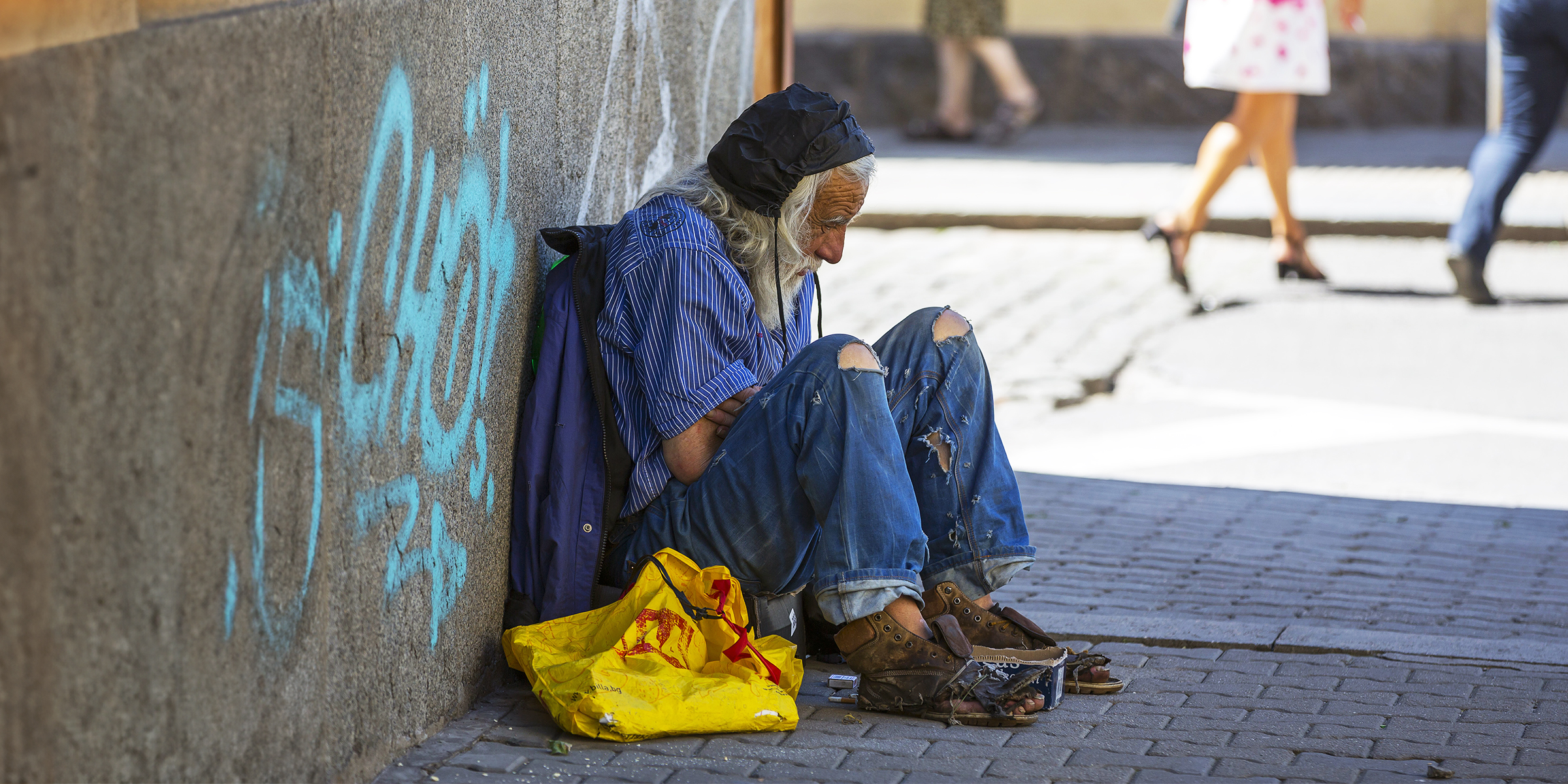 Un sans-abri | Source : Shutterstock
