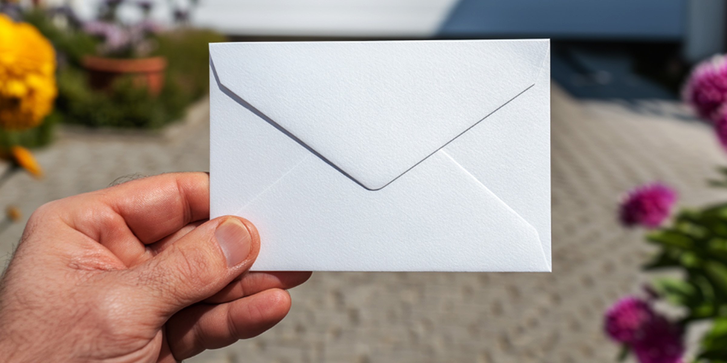 Un homme tenant une enveloppe | Source : The Celebritist