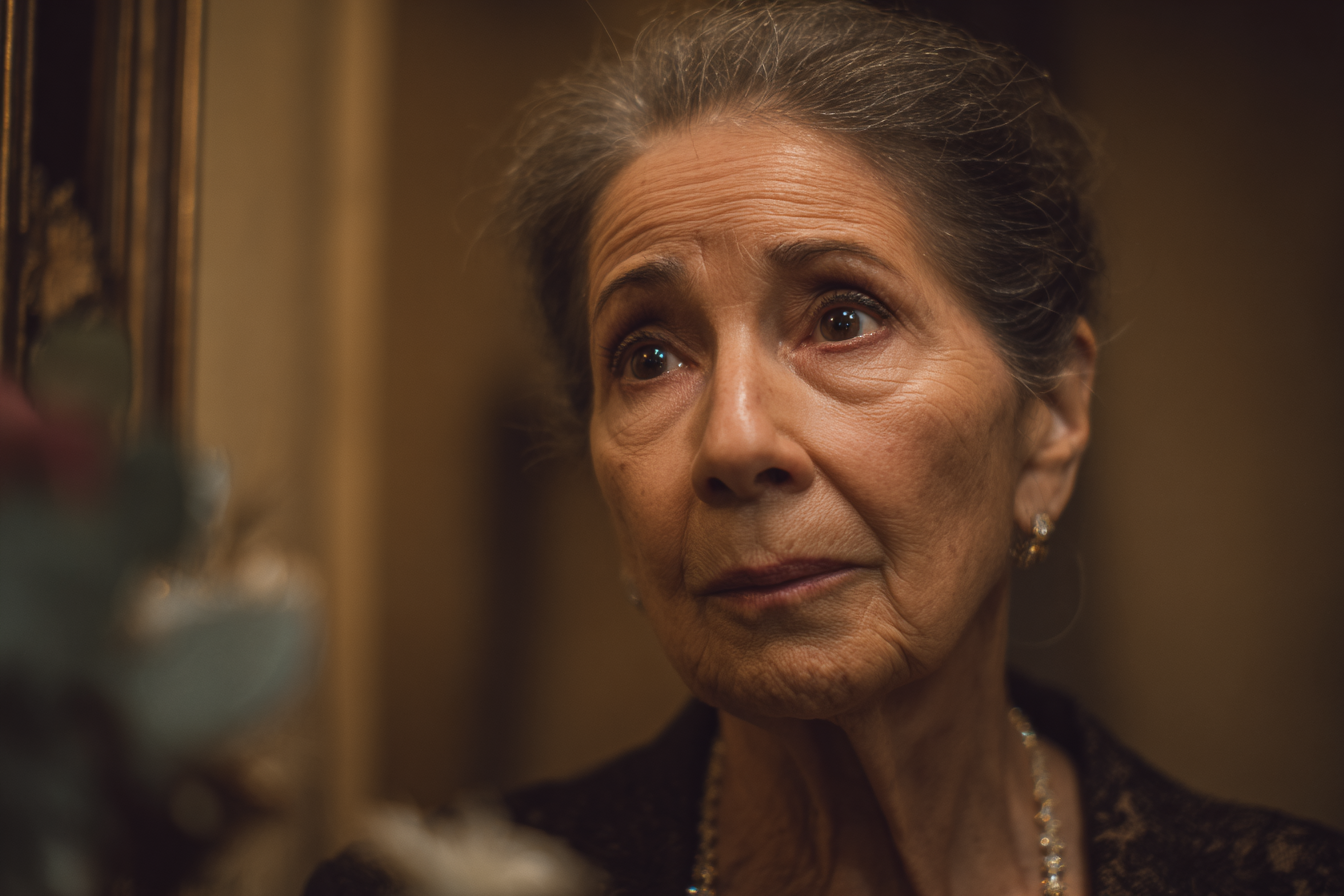 Une femme âgée triste | Source : Midjourney
