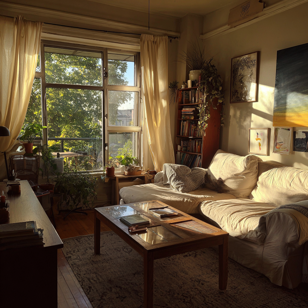 L'intérieur d'un appartement | Source : Midjourney