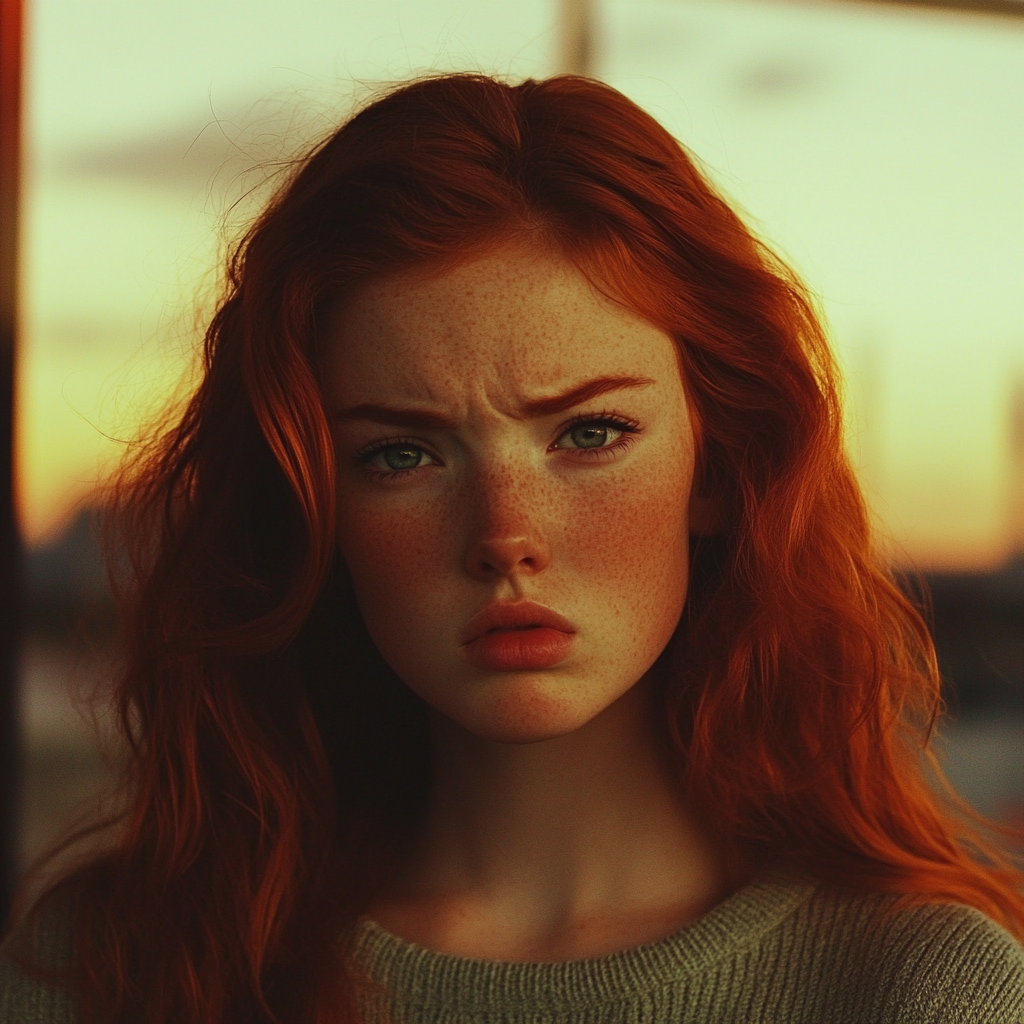 Portrait d'une femme en colère | Source : Midjourney