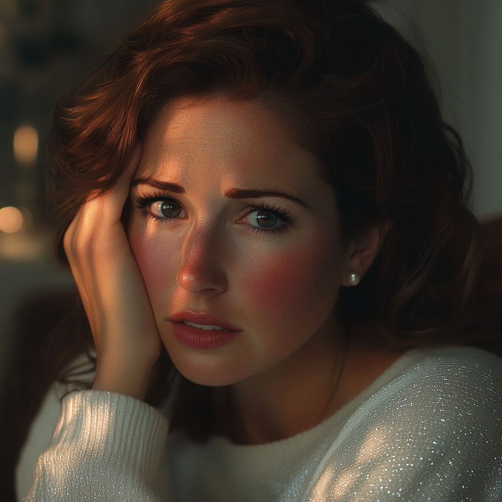 Une femme triste | Source : Midjourney