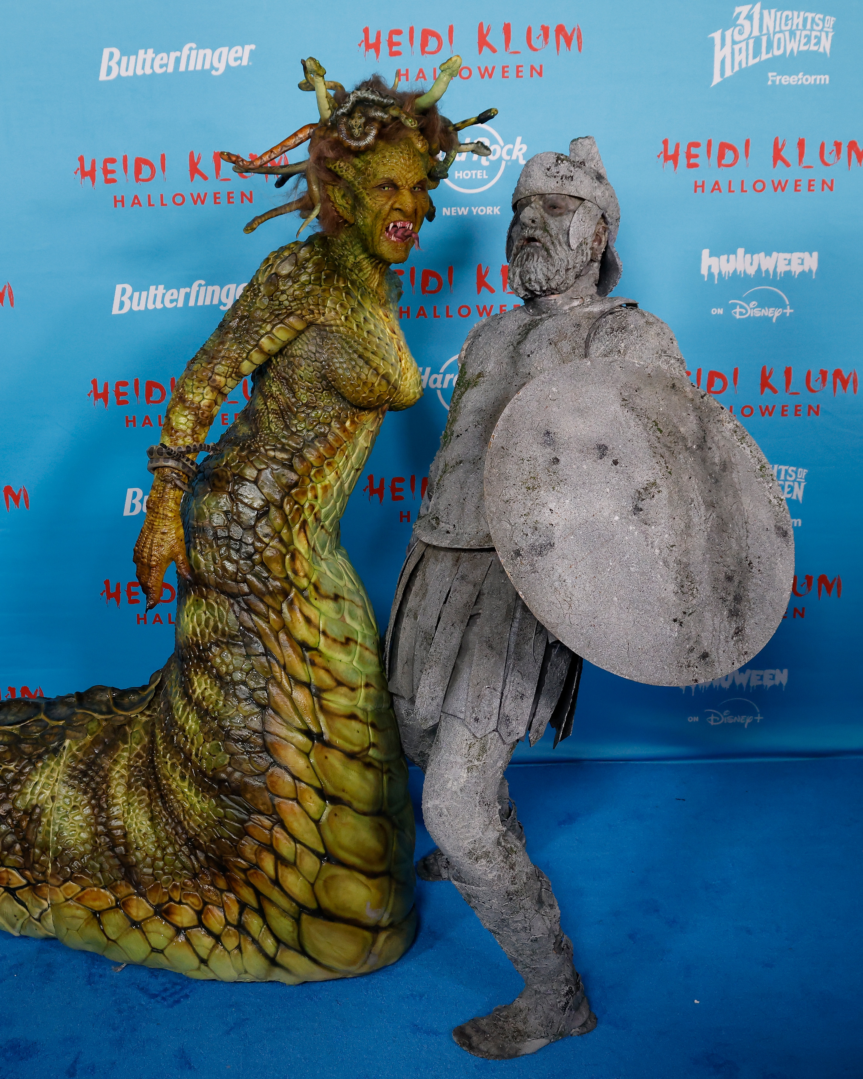 Heidi Klum et Tom Kaulitz lors de sa fête d'Halloween 2025, le 31 octobre à New York. | Source : Getty Images