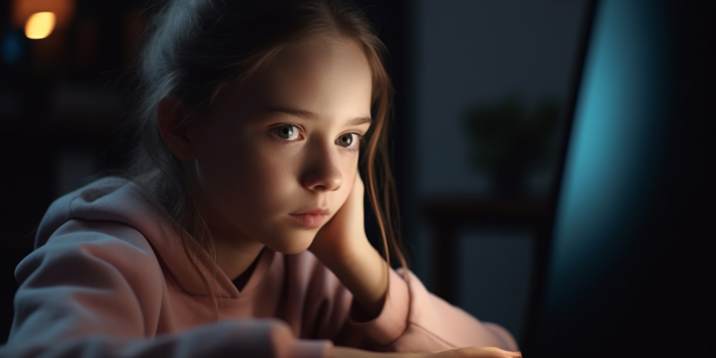 Une petite fille avec une main sur son visage | Source : Freepik