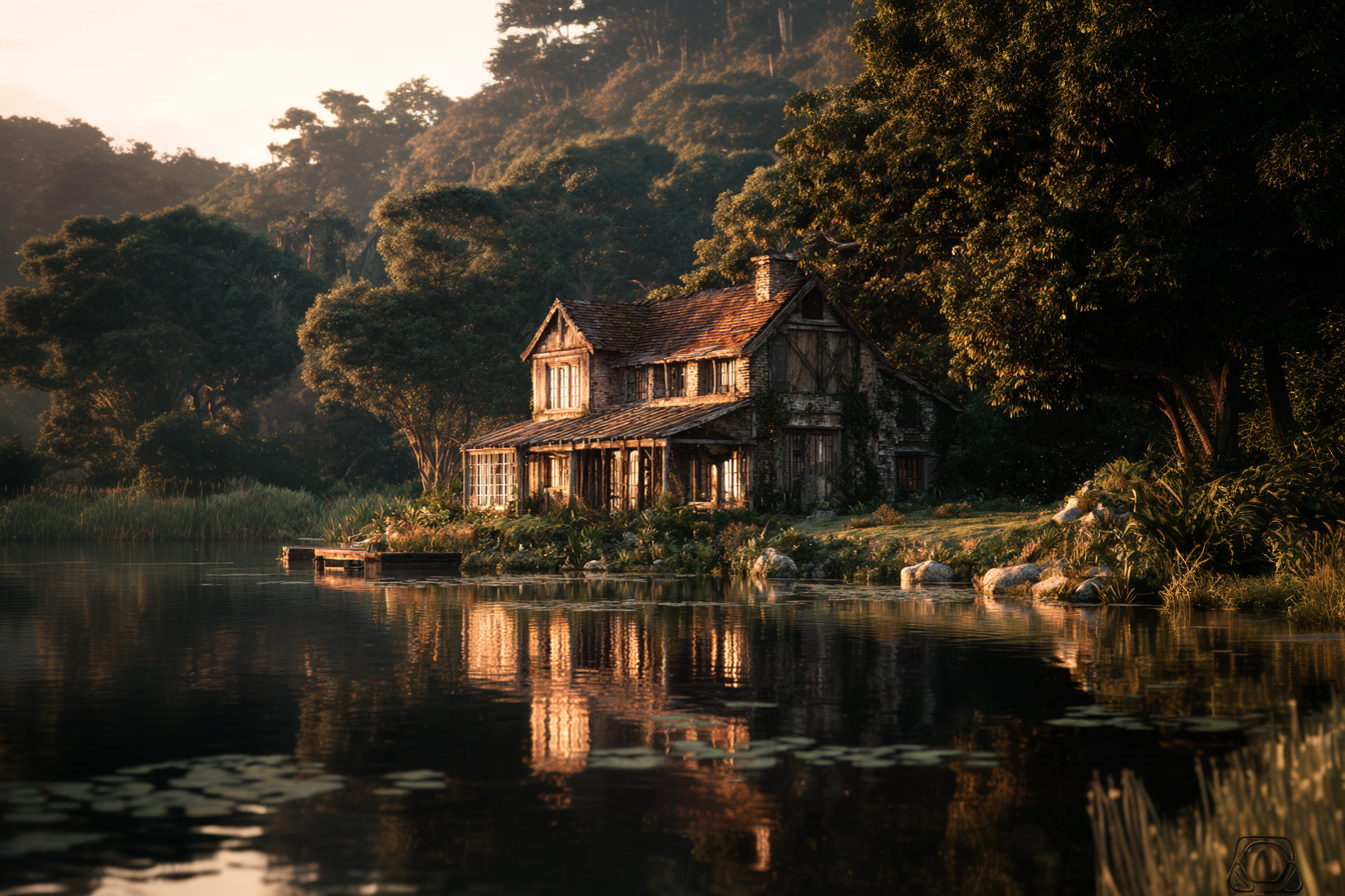 Une maison de lac mal entretenue | Source : The Celebritist